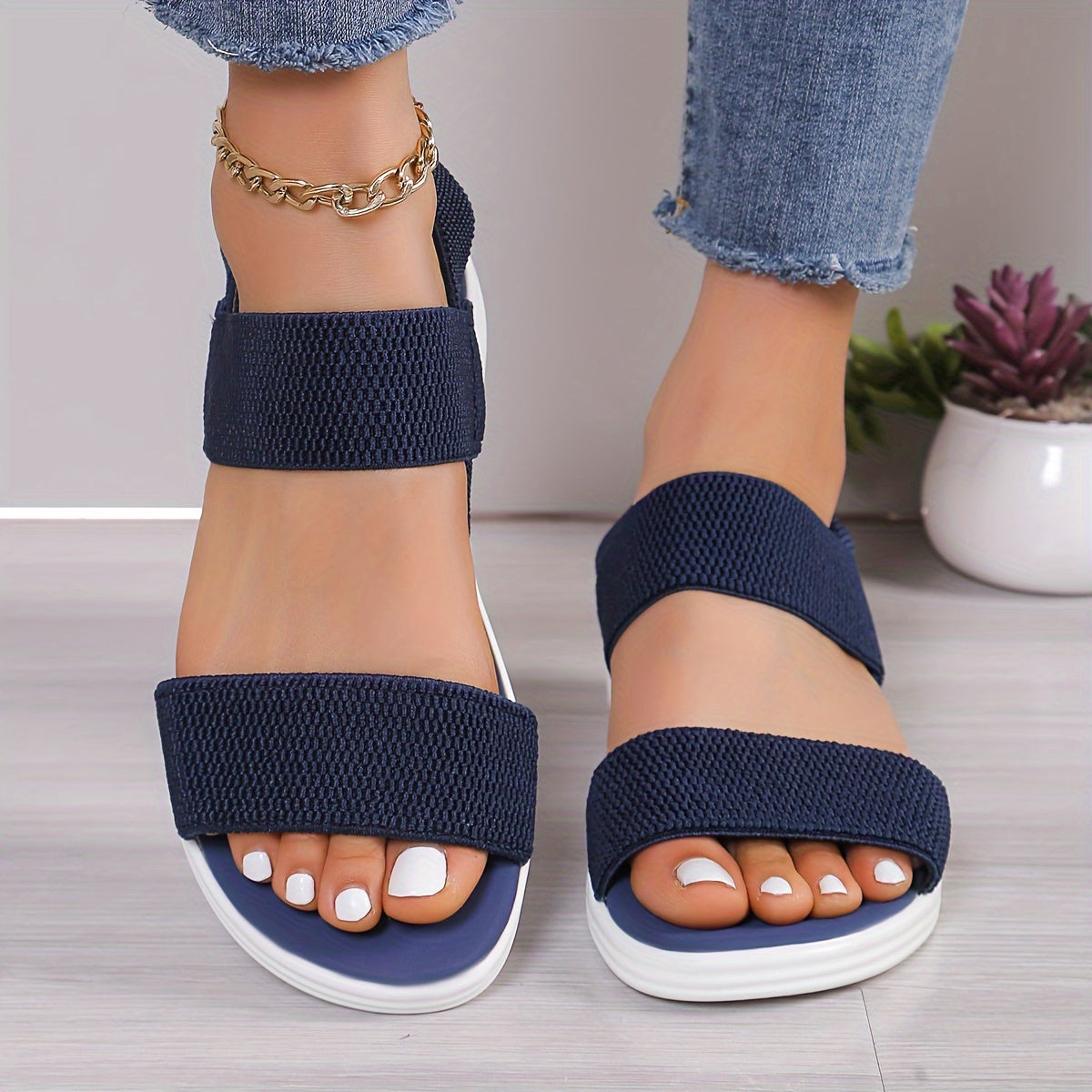 Emilia – Leichte Stretch-Sandalen
