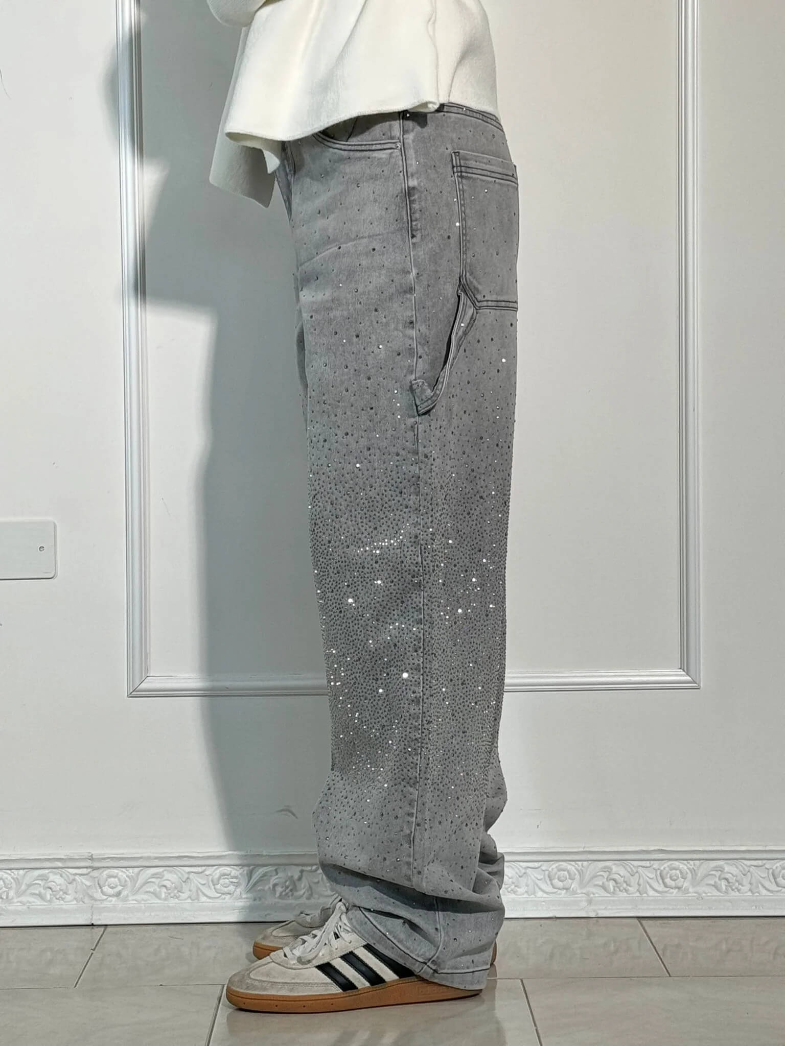 Martina - Jeans mit Rautendetails