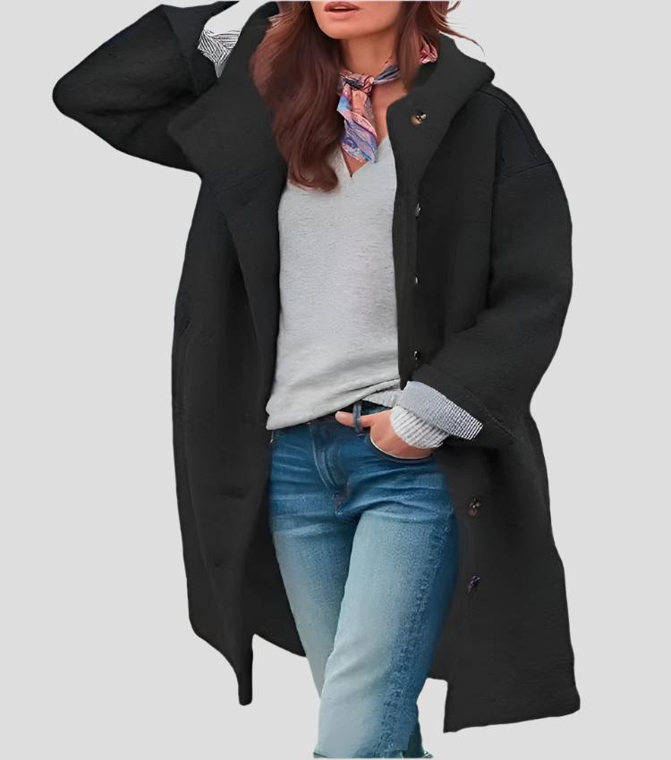 Jenny - Klassischer Button-Down-Mantel