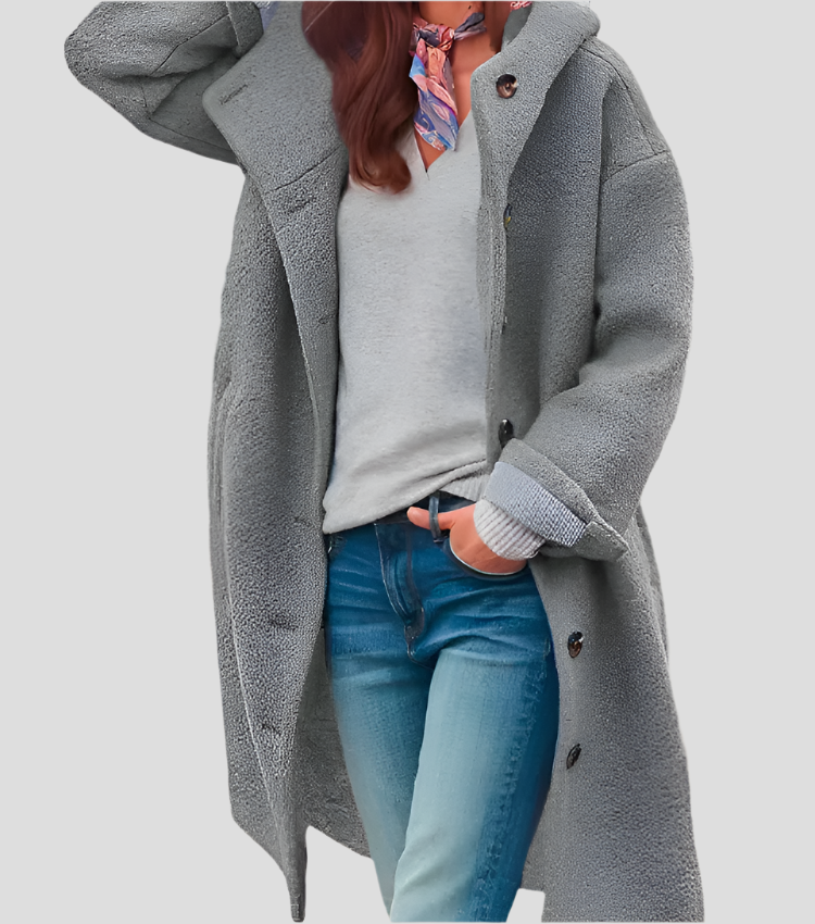 Jenny - Klassischer Button-Down-Mantel