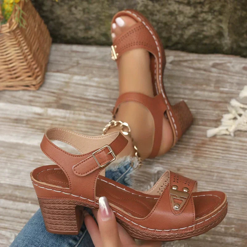 Alissa - Damen-Sandalen mit hohem Absatz