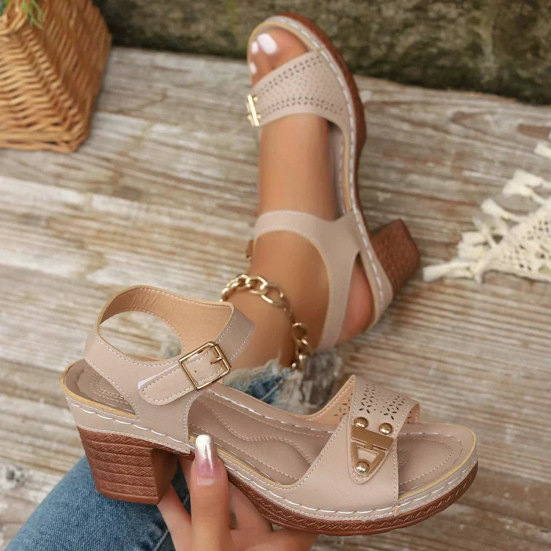 Alissa - Damen-Sandalen mit hohem Absatz