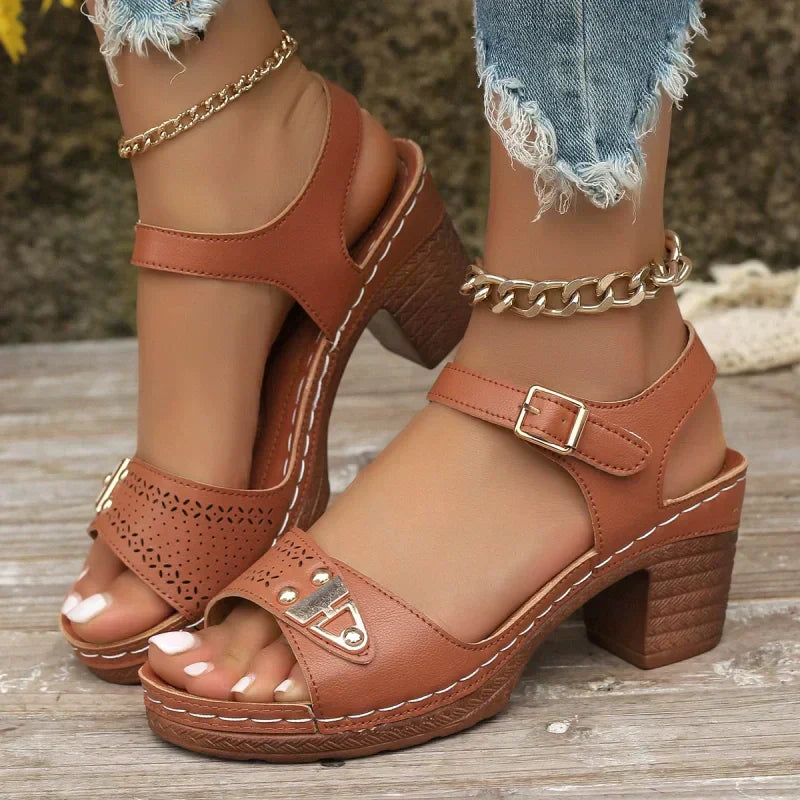 Alissa - Damen-Sandalen mit hohem Absatz